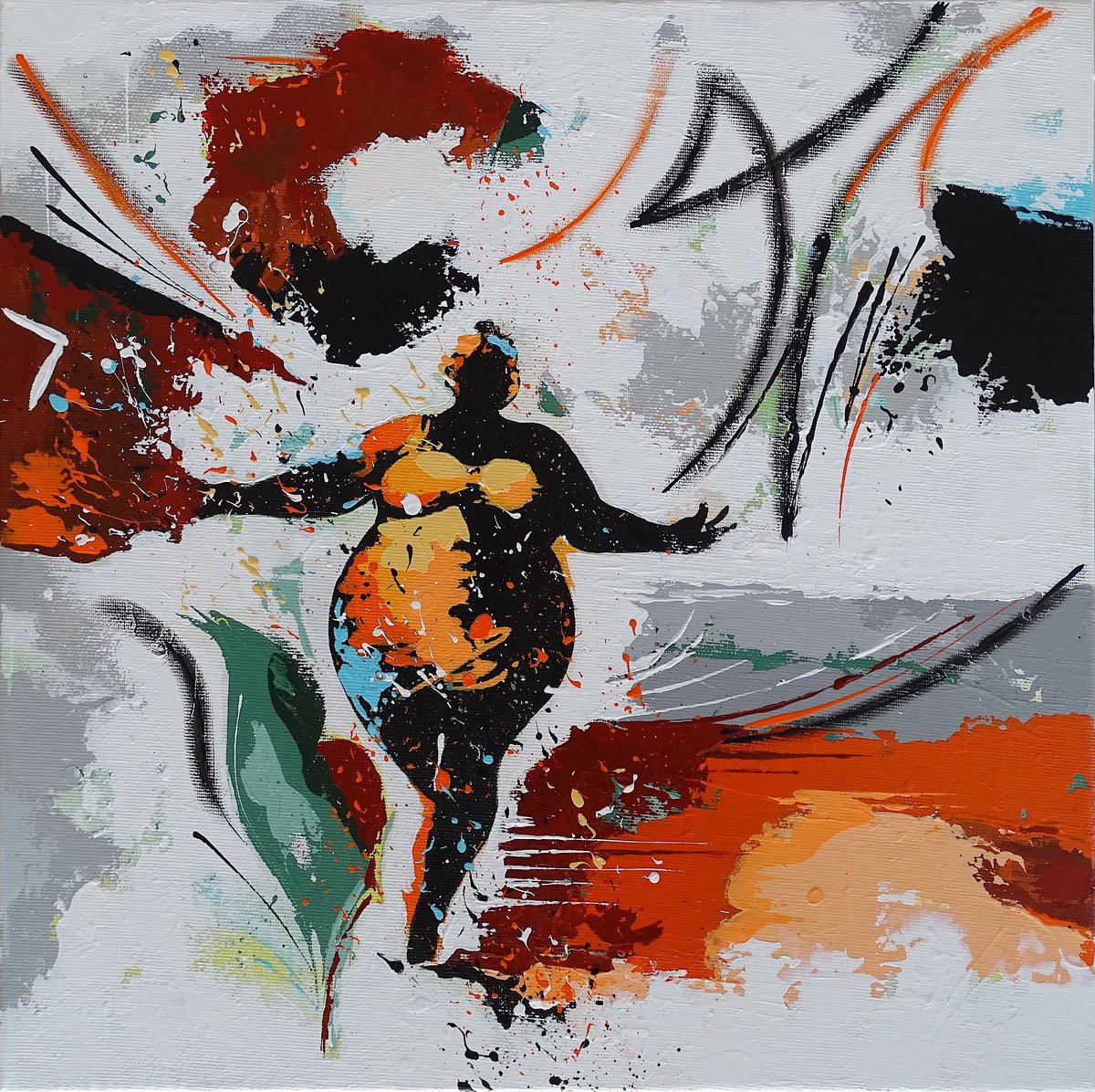 Conscious By Livien Rozen, 16 X 16, Artwork For Sale On Artfinder
