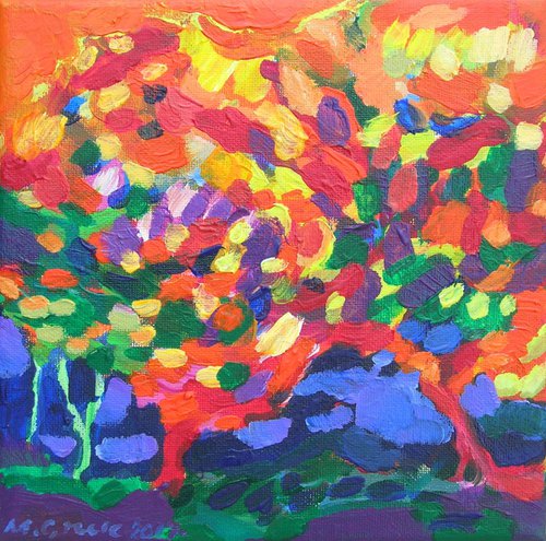 Orchard abstract by Maja Grecic