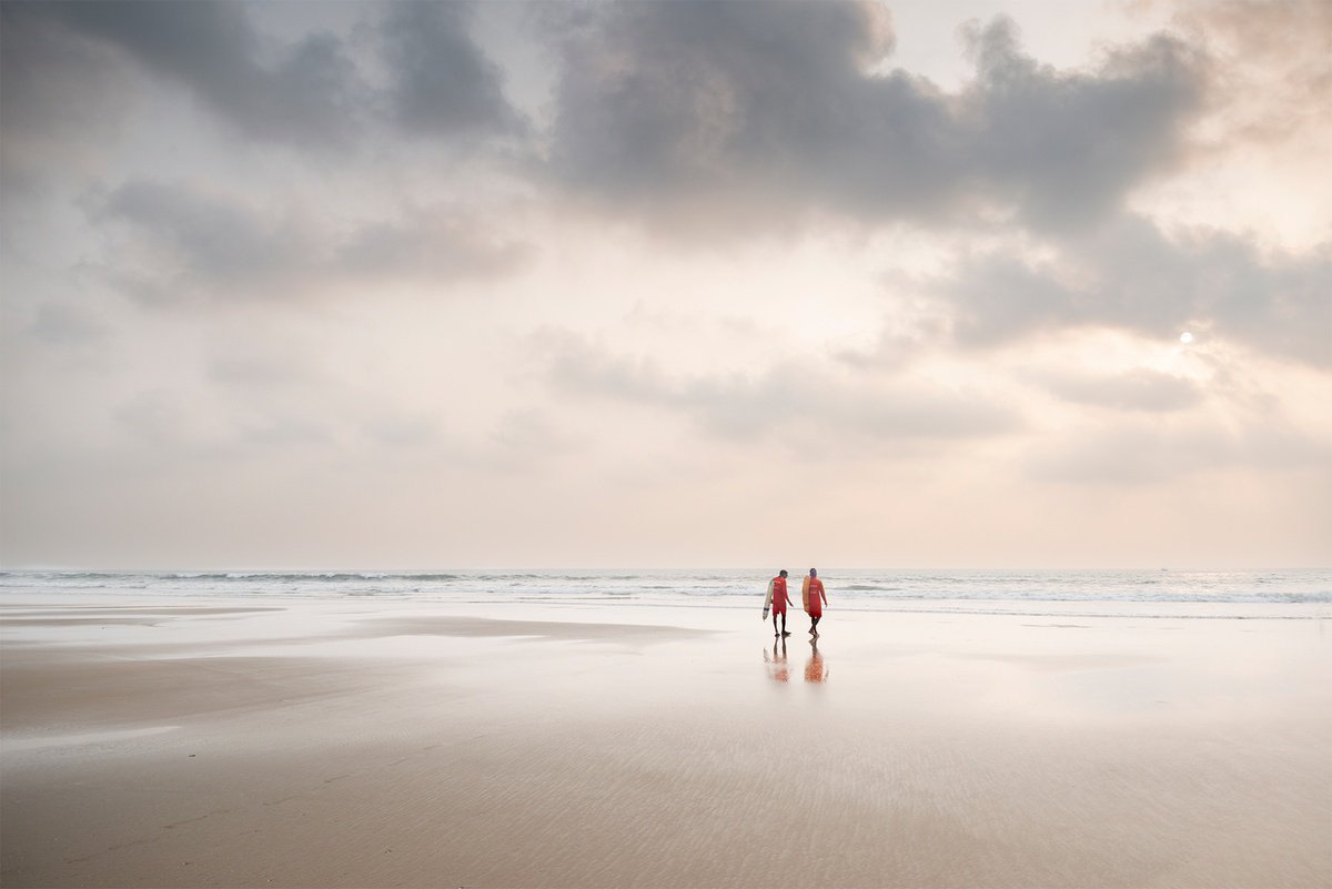 Lifeguards at Dusk by Adam Regan