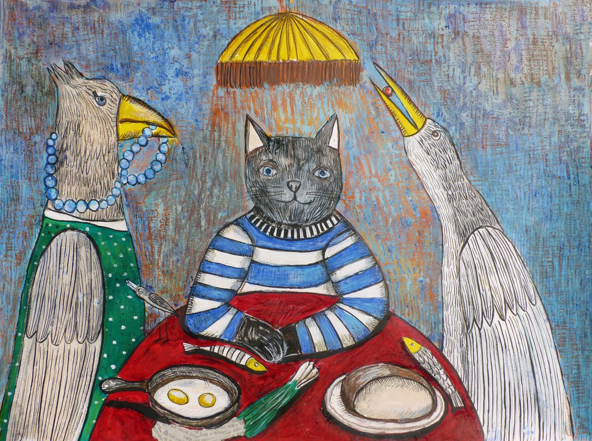 Tricks at the Dinner Table by Elizabeth Vlasova