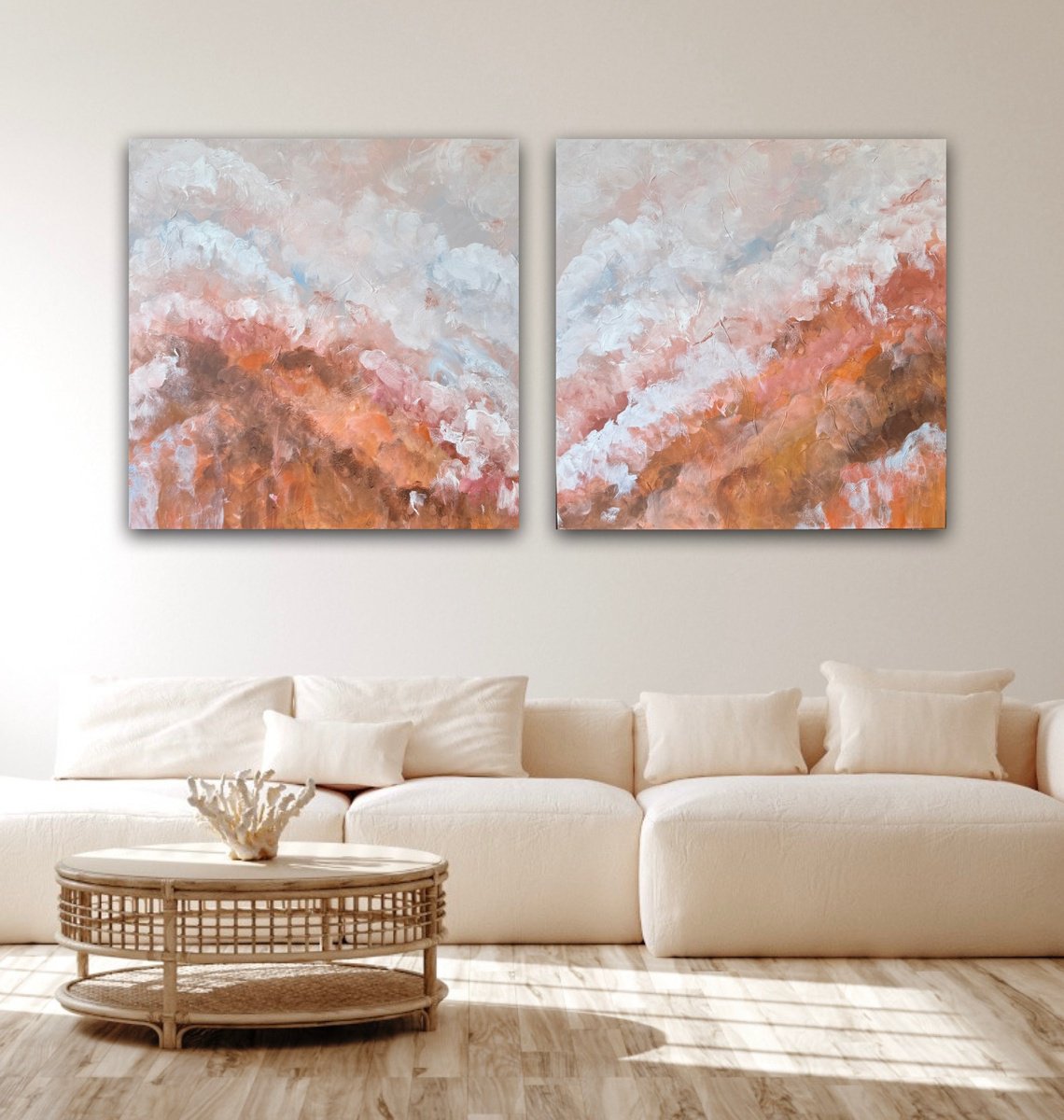 Sienna Drift By Ivana Gigovic, 35 X 35, Artwork For Sale On Artfinder