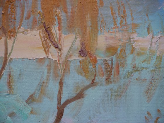 Sunny day on the river