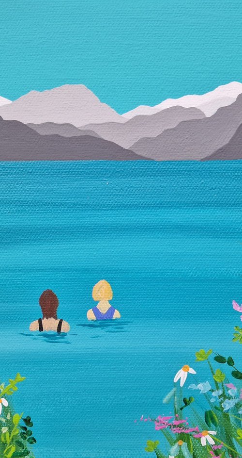 Summer dip in Ullswater by Sam Martin