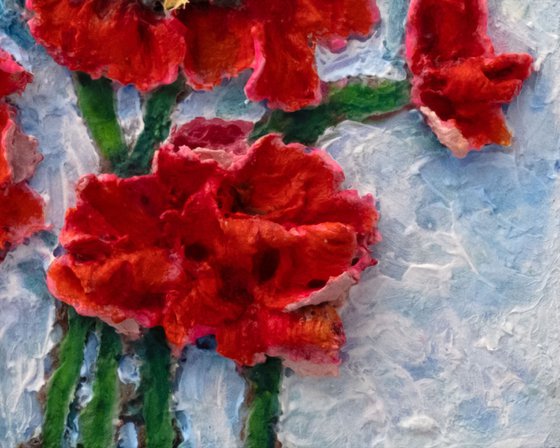 Textured Spring Bloom
