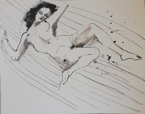 Nude on the Beach by Jelena Djokic