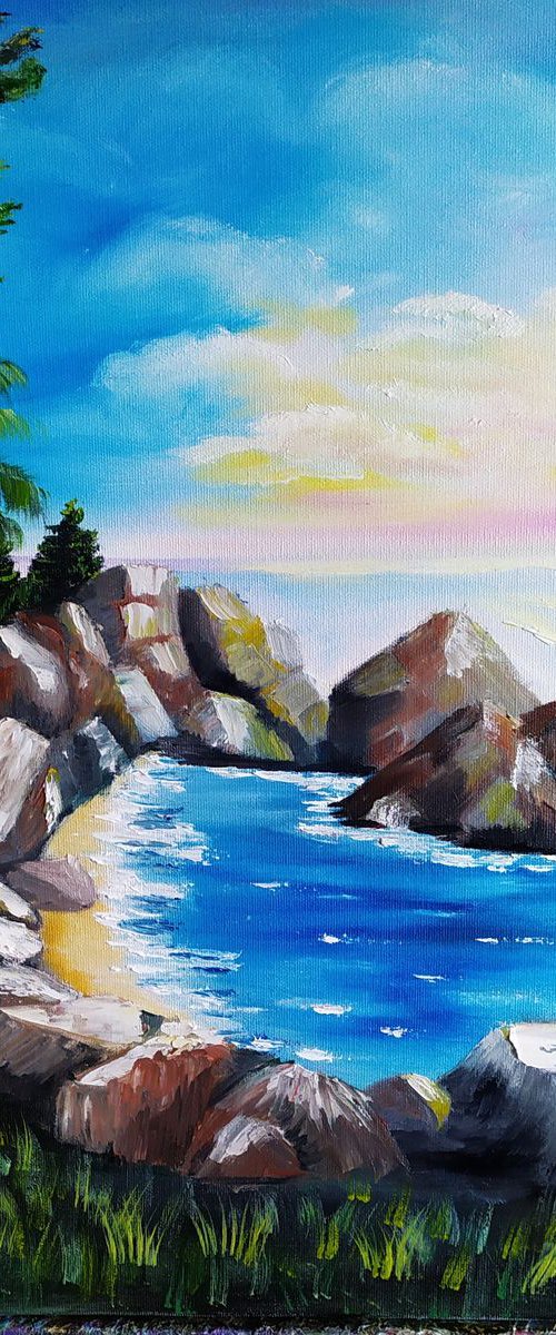 Blue Laguna by Nataliia Plakhotnyk