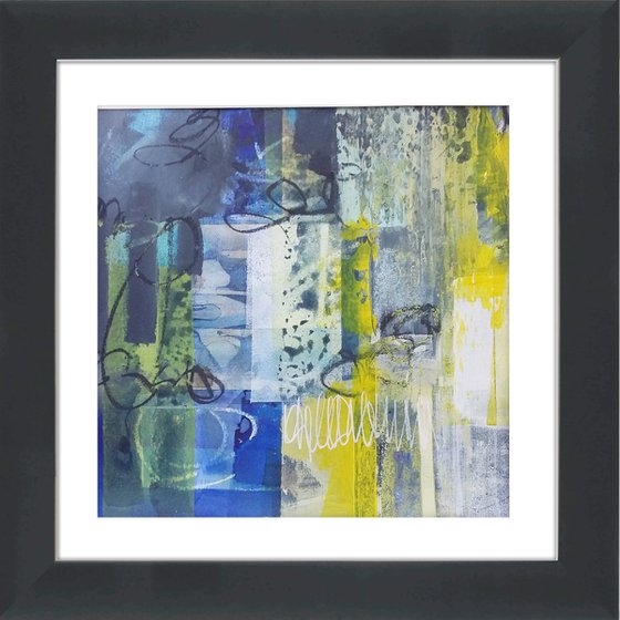 Abstraction #23 - Framed and ready to hang - original abstract painting