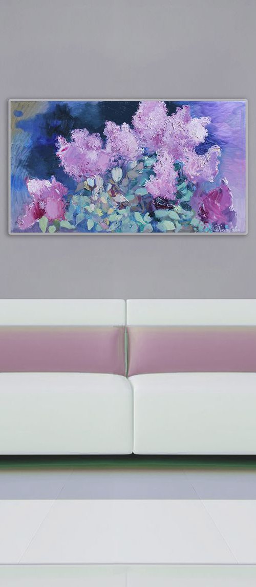 Lilac night by Anastasiia Grygorieva
