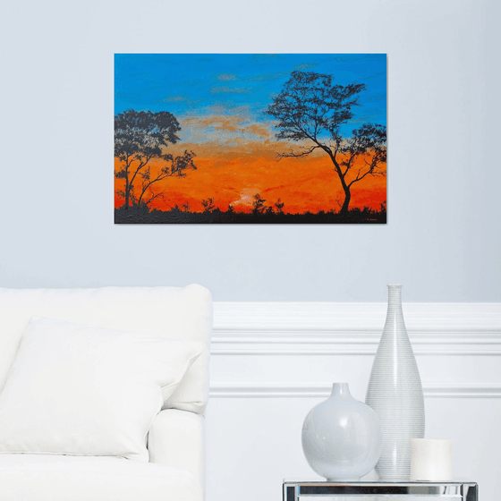 Orange sunset 1