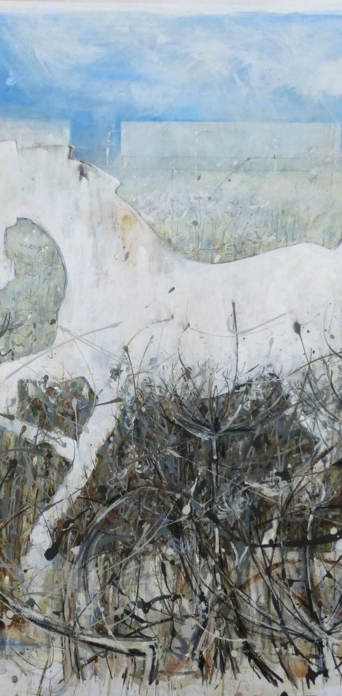 England - white horse of the edge land 1 by John Sharp