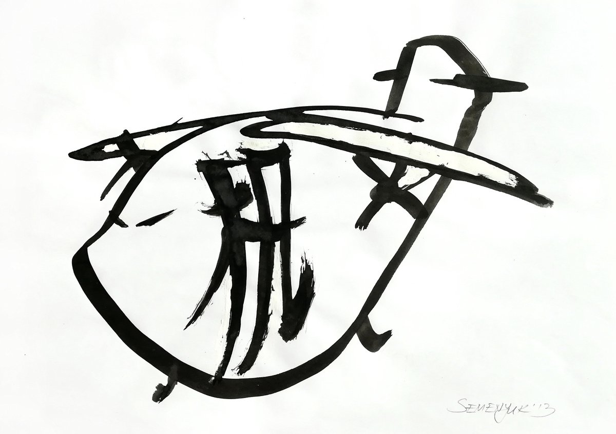 Hieroglyph Plane by Evgen Semenyuk