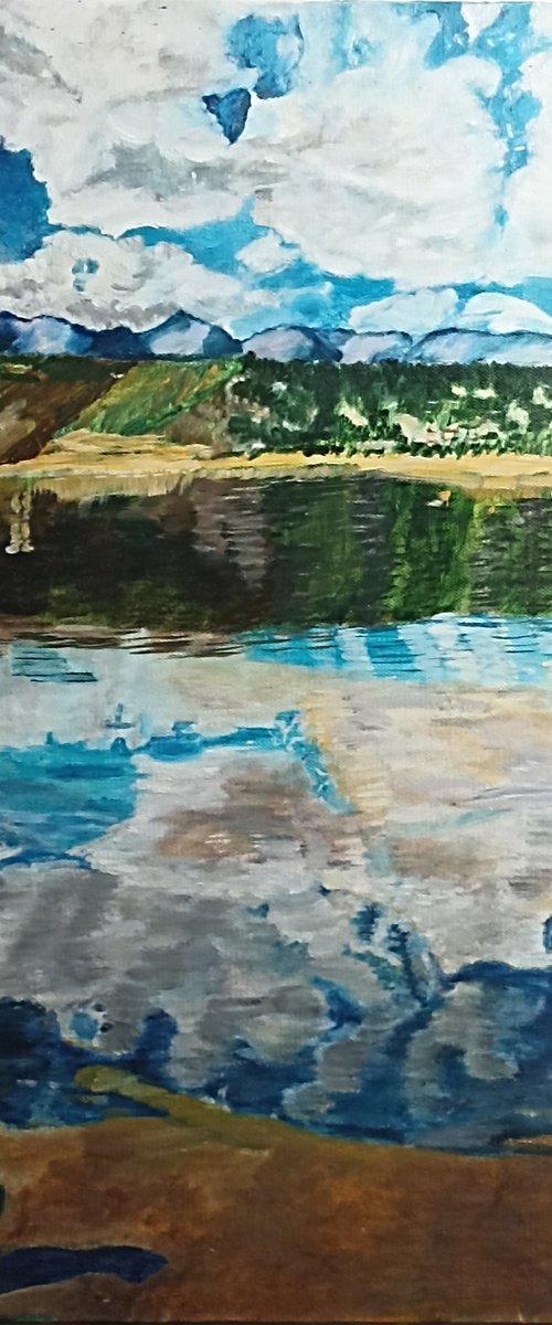 Reflect mountain by Isabelle Lucas