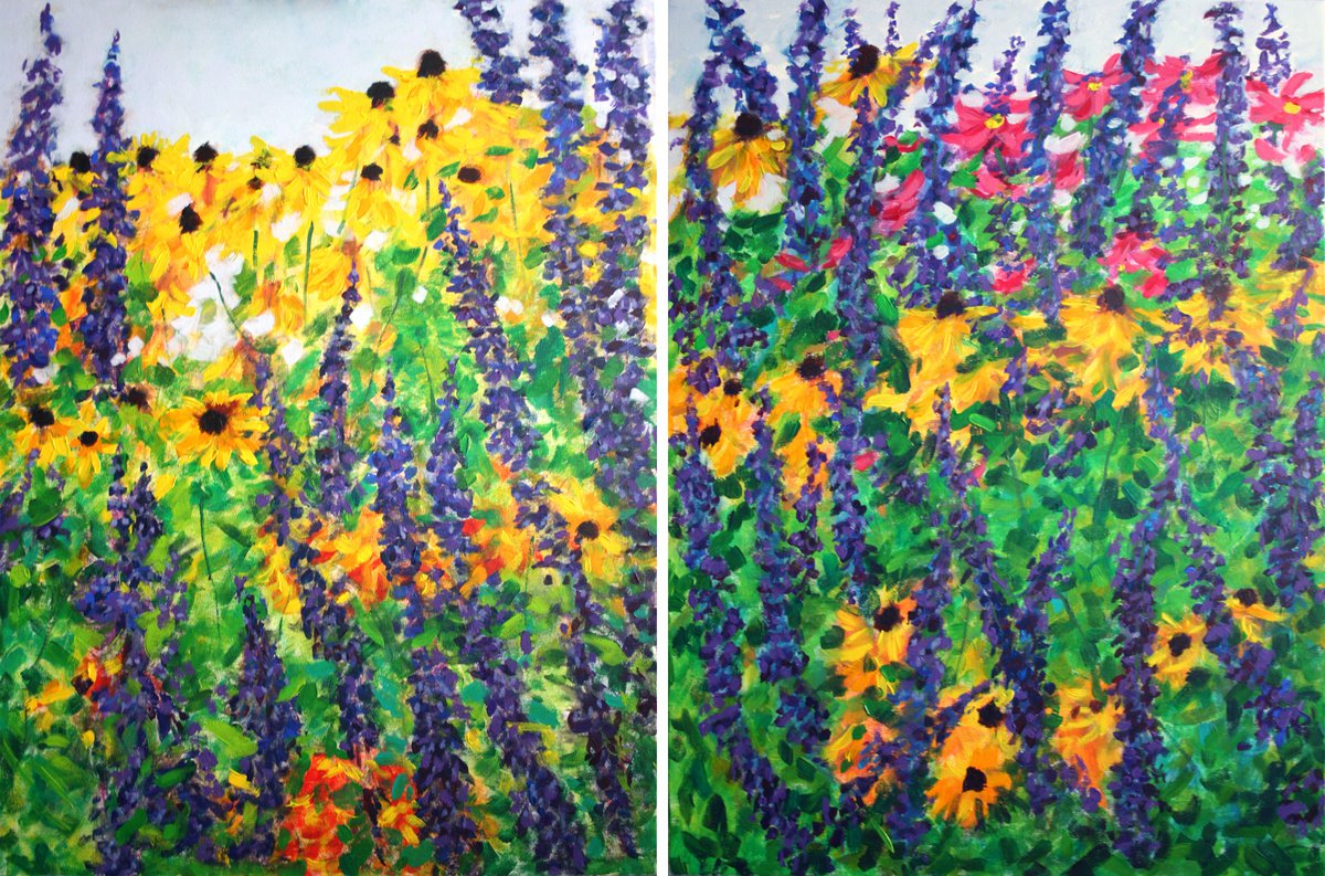 Flower Festival By Salana Art / Svetlana Samovarova, 47 X 31, Artwork For Sale On Artfinder
