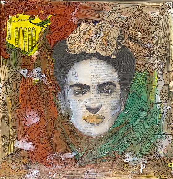 Portrait of Frida Kahlo # 85