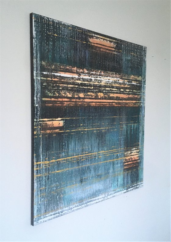 Disco. Large abstract painting.