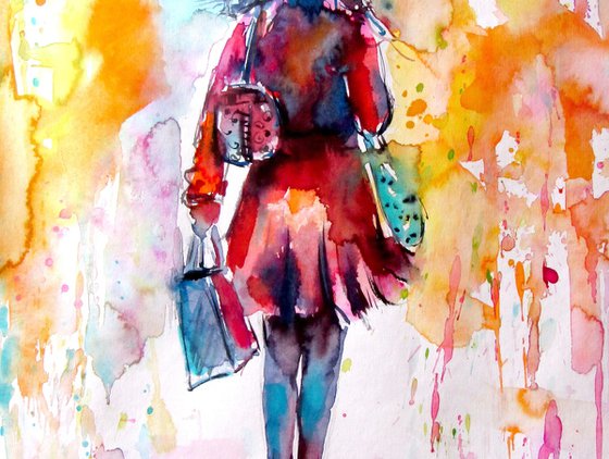 Colorful rainy day