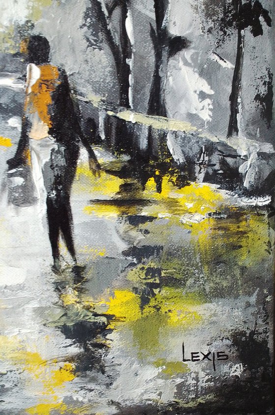 Cold Rainy Night, on the streets art