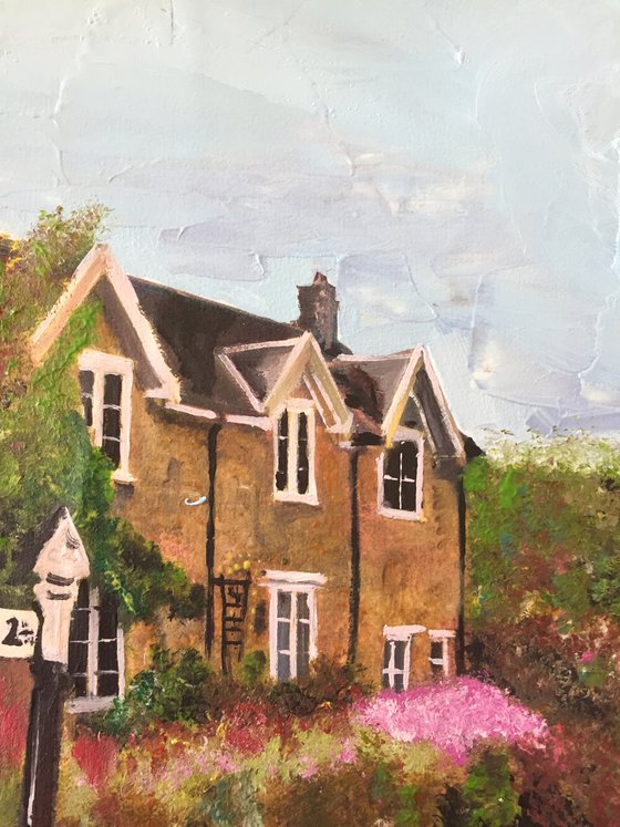 Somerset, Houses and Flowers