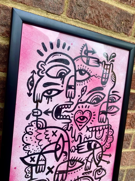 Pink Puzzled People