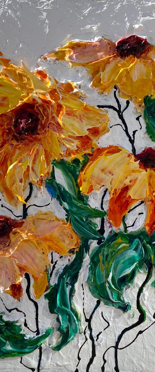 Alla Prima Blooms by Lena Owens at OLena Art