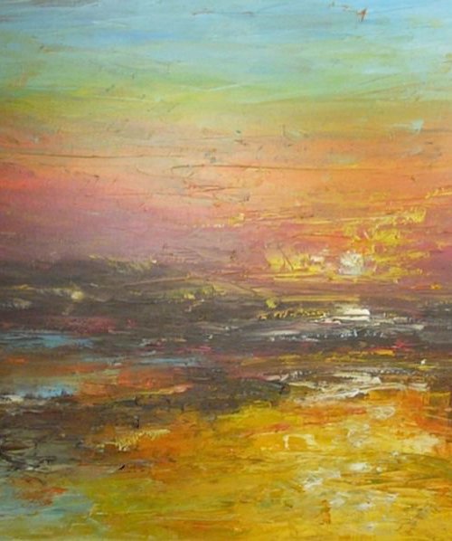 Much Loved Shore  (Extra Large, 120x60cm) by Kalpana Soanes