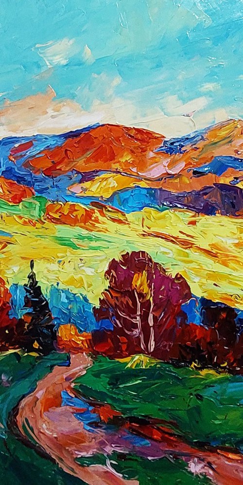 The Valley in Full Color by Andranik Harutyunyan