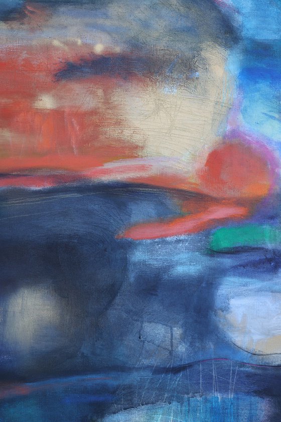 composition with gold and orange