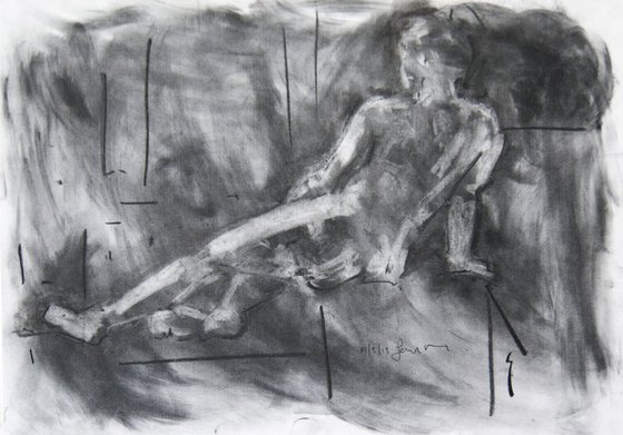 Nude Female -Life Drawing No 381