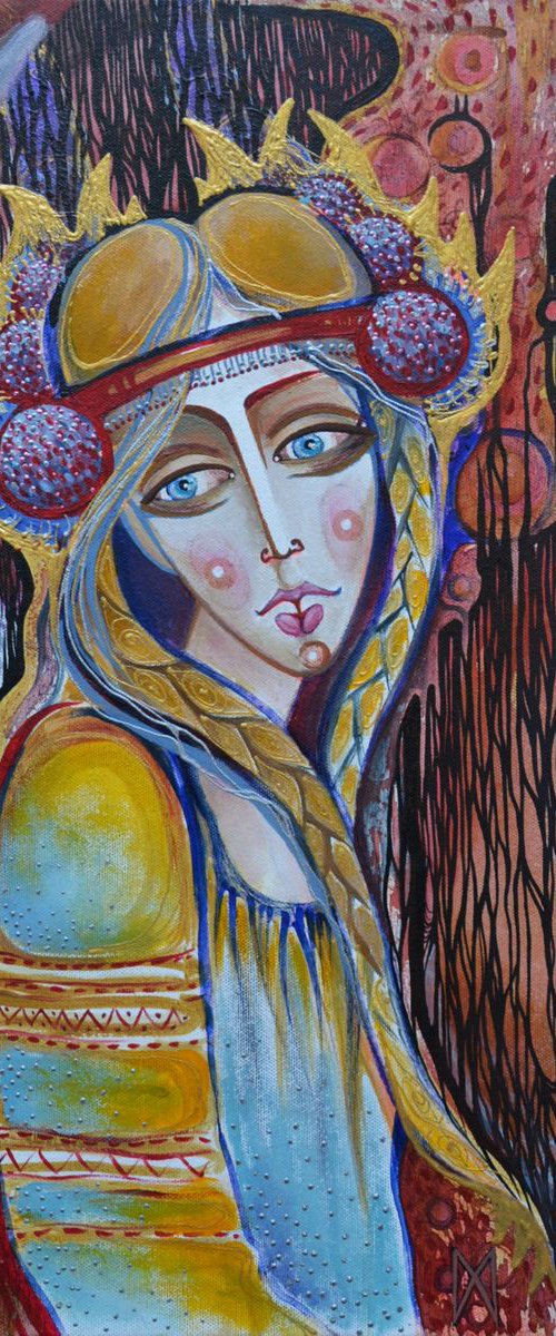 Angel. Ethno girl. by Lidia Matviyenko /Lidikart/