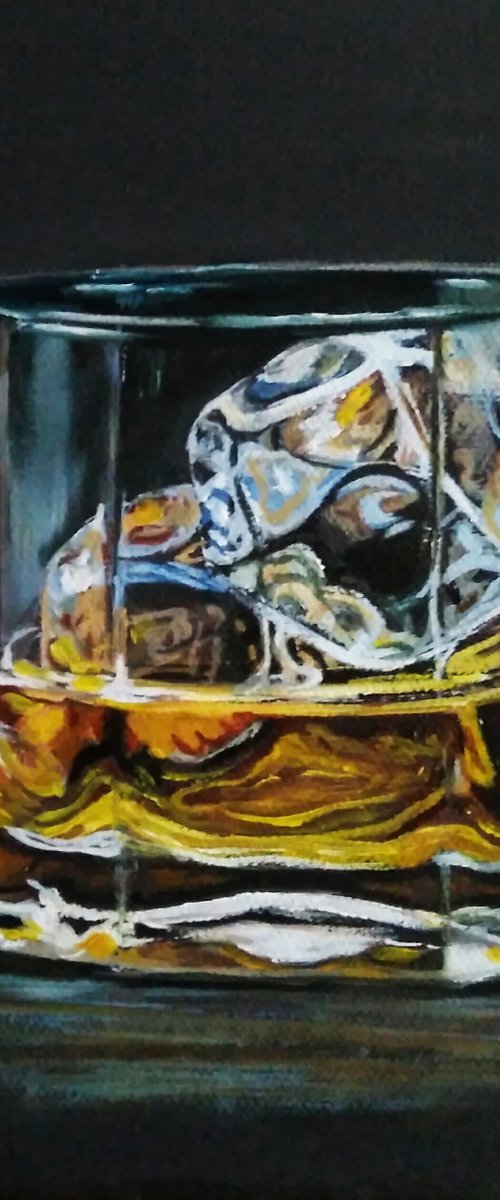 Whiskey on the rocks by Yulia Berseneva