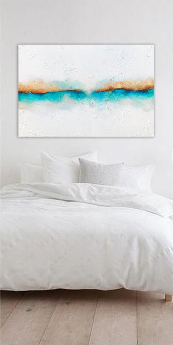 borders between sea and land (120 x 80 cm) Dee Brown Artworks