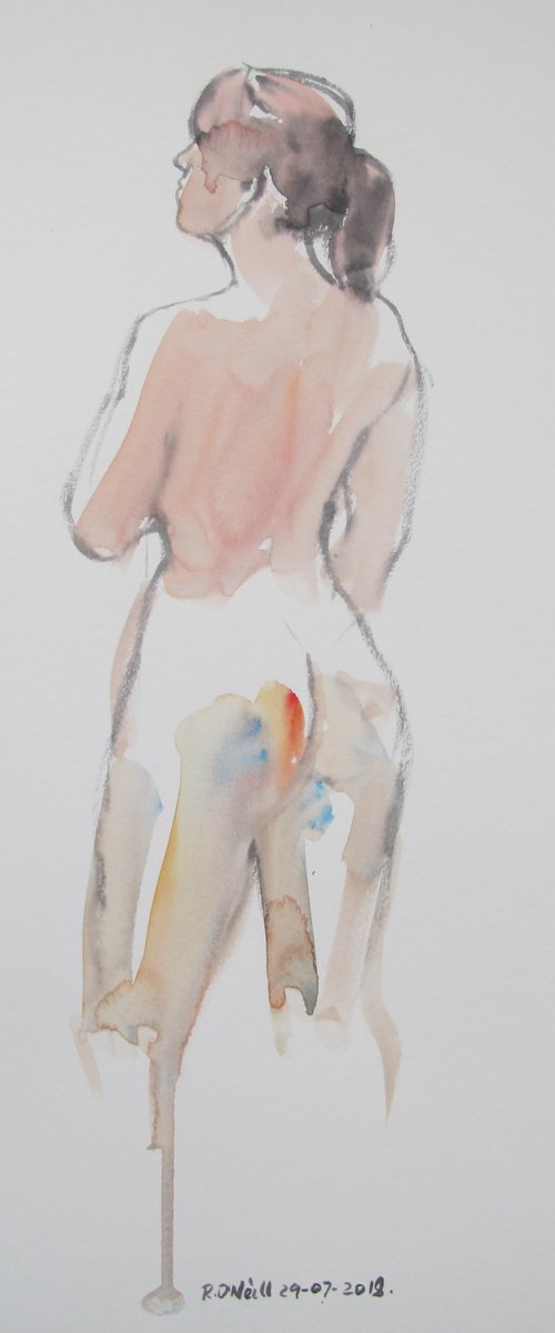 Standing female nude by Rory O’Neill