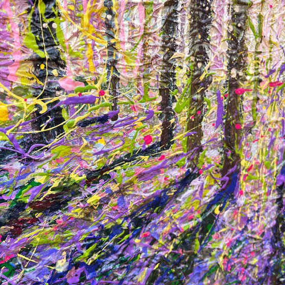 Where the Bluebells Dream - framed