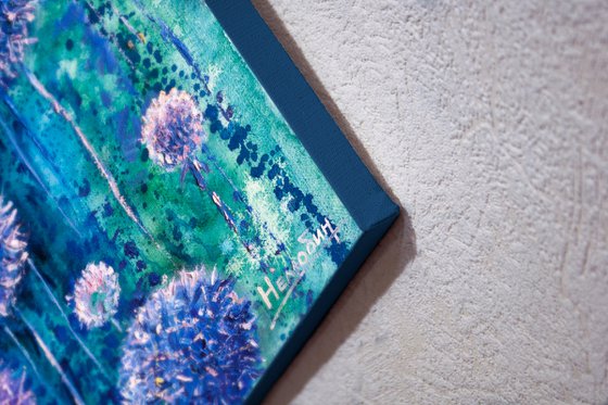 Blue flowers