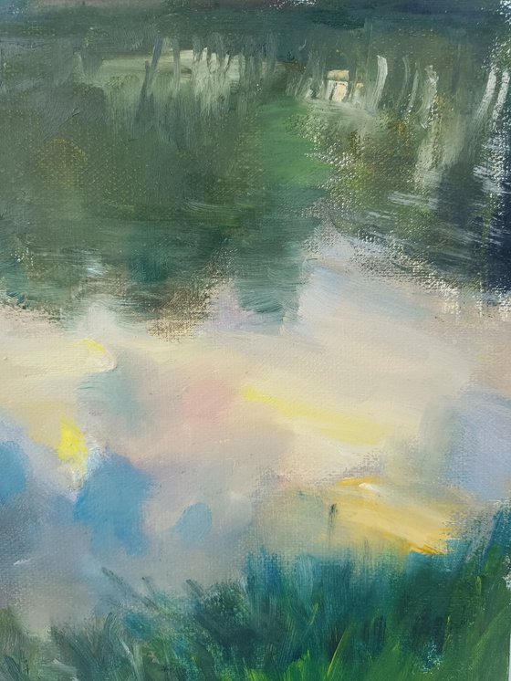 Landscape with a boat
