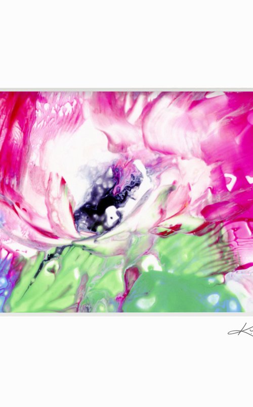 Blooming Magic 166 - Abstract Floral Painting by Kathy Morton Stanion by Kathy Morton Stanion