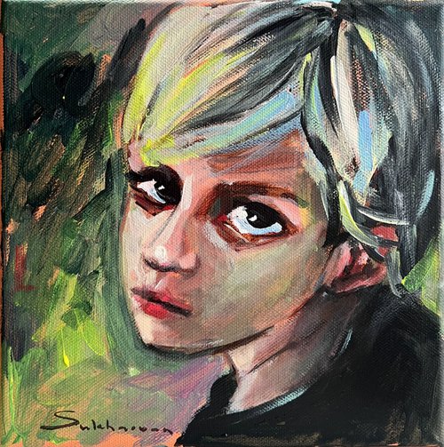 Portrait of a Boy by Victoria Sukhasyan