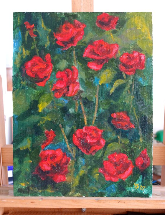 Dark Red Roses