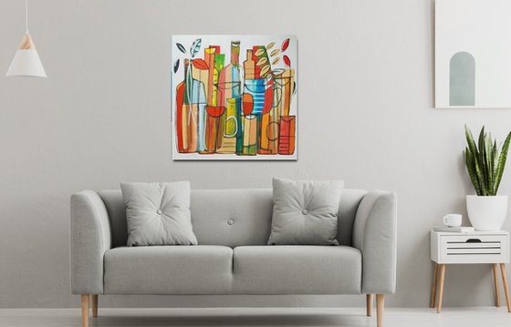 Still Life with Bottles IV