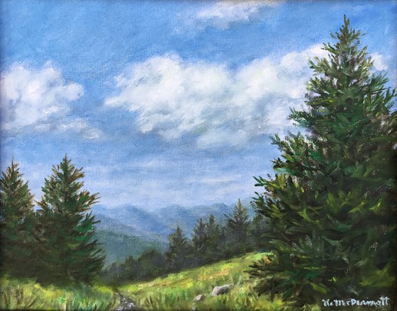 MOUNTAIN PINE # 5 - oil 8X10