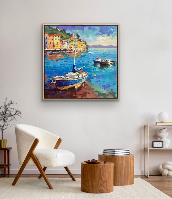 Boats in the Mediterranean