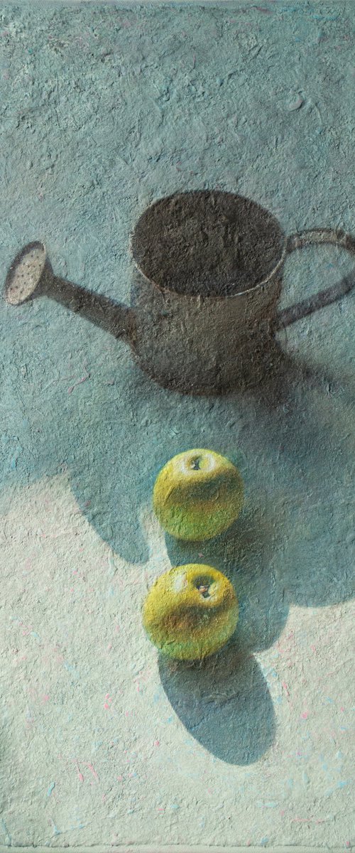 The Watering Can and Two Apples by Andrejs Ko
