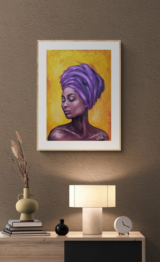 Vibrant African woman