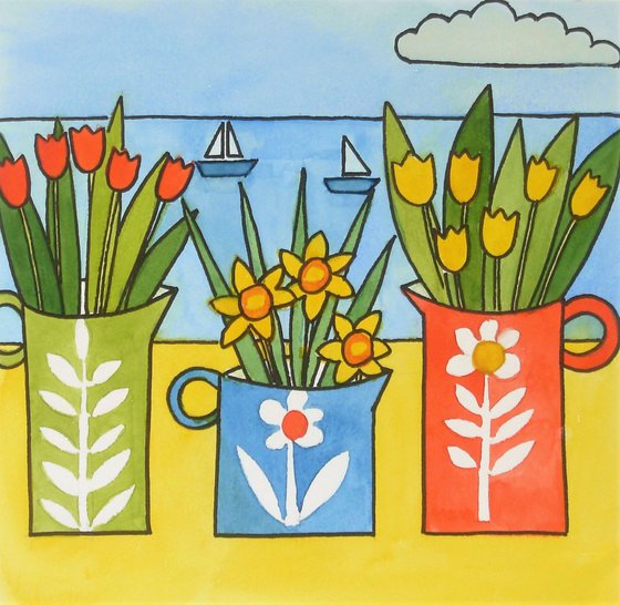 Tulips and Daffodils