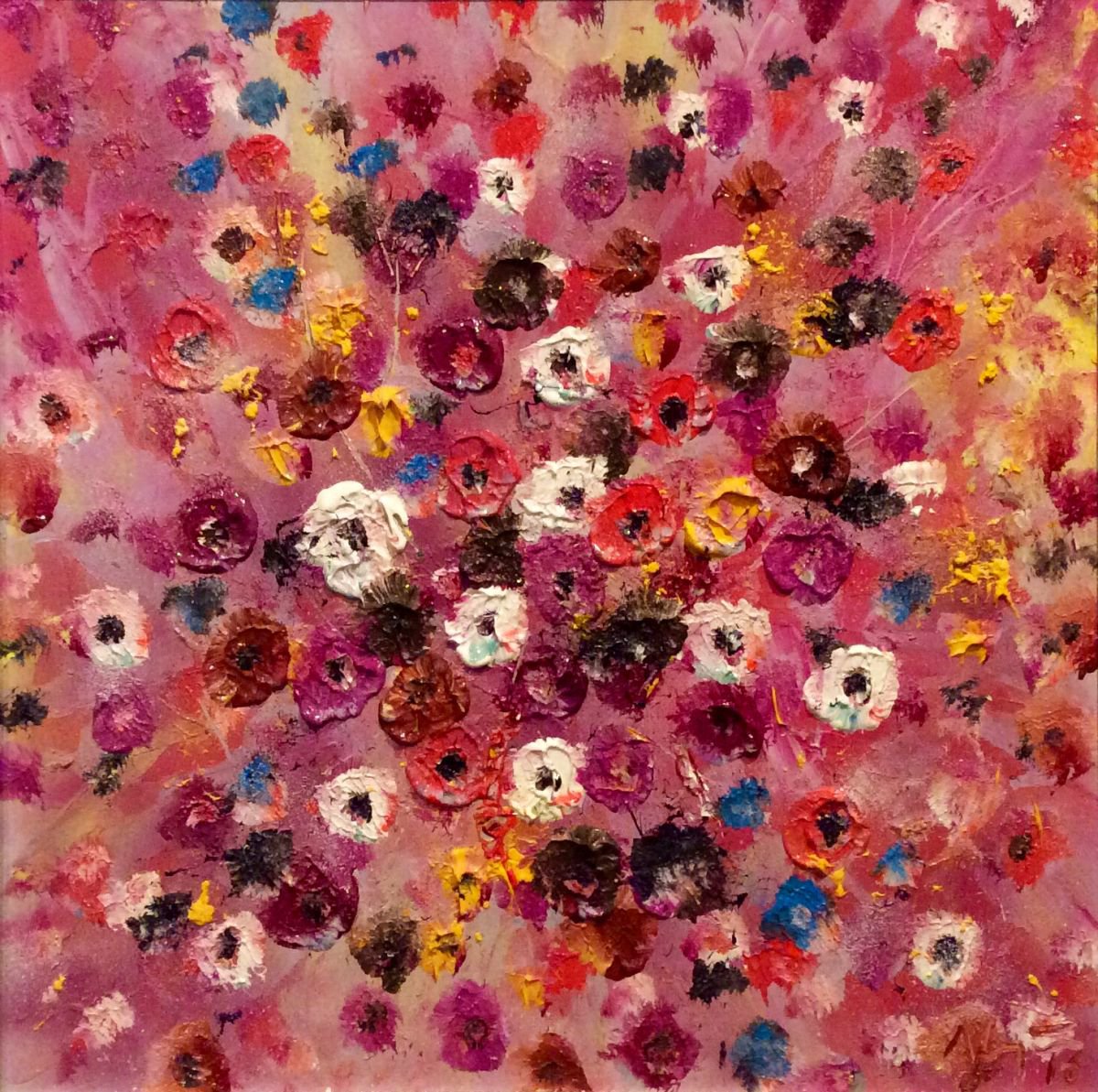 Ocean of flowers XVI by Alejos - Pop Art landscapes
