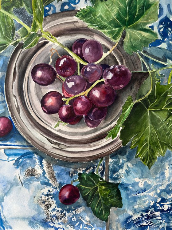 Portuguese Harvest  - Grapes