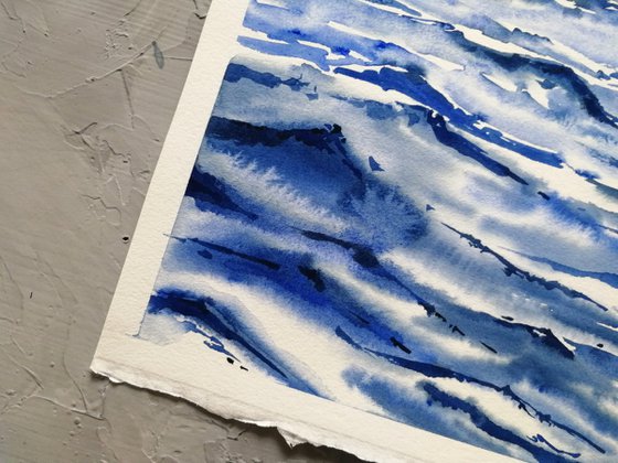 Abstract  Seascape painting