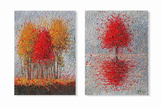 Lights of Autumn Diptych