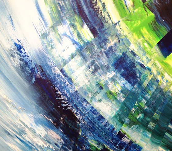 Turquoise Blue Wave XL 2