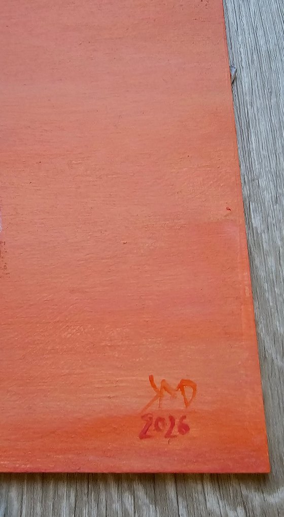 Chestnut horses at soft pink orange sunset